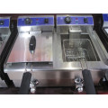 Double Tanks Electric Fryer for Frying Food (GRT-E082B)